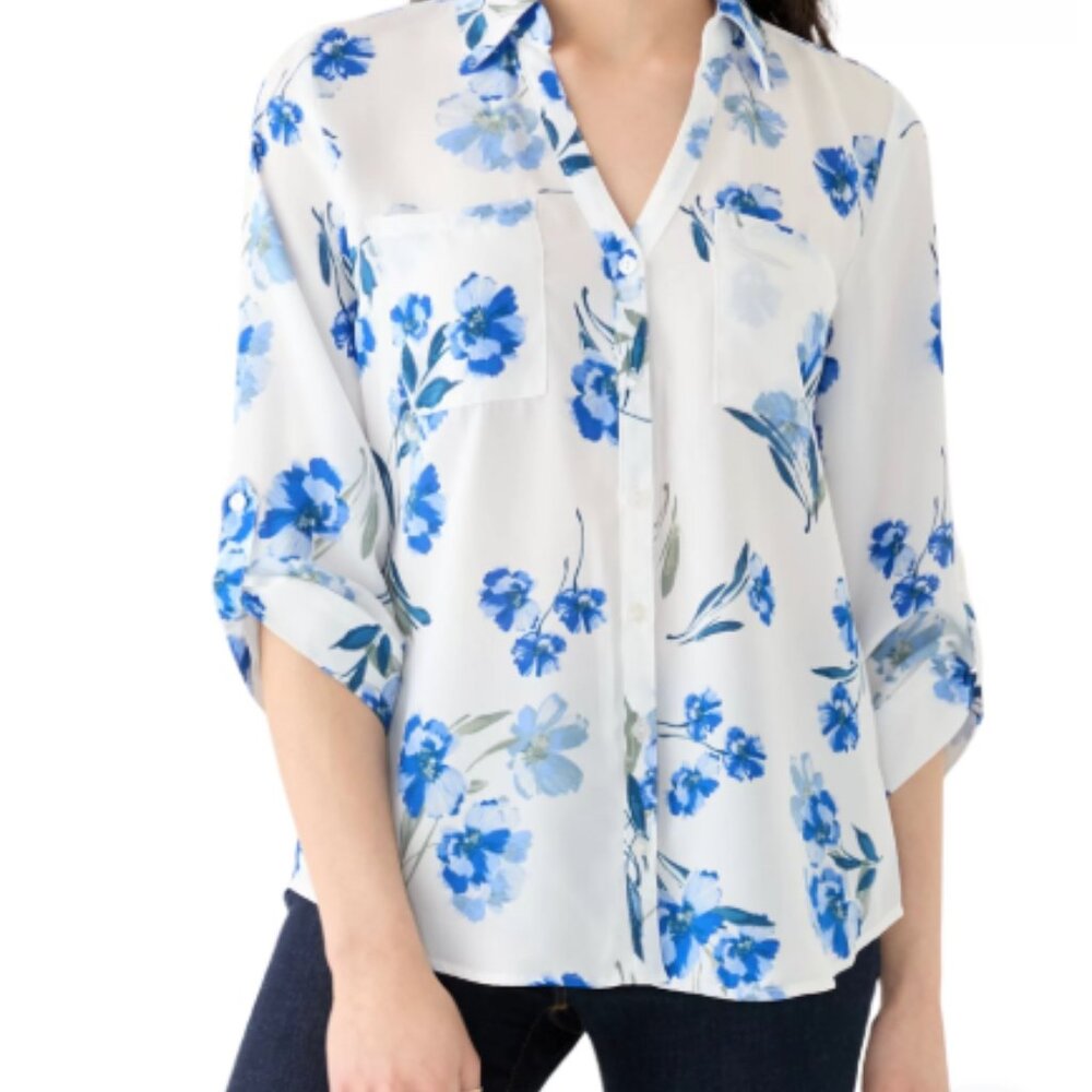 A. Byer Women's Portofino Printed Blouse